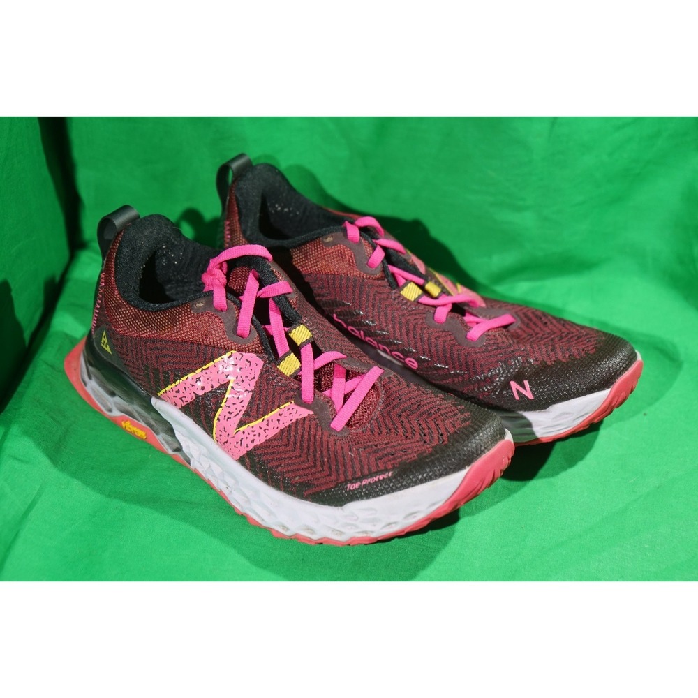 New Balance Fresh Foam Hierro v6 Shoes Womens Size 8 B Red Pink Trail Running‎